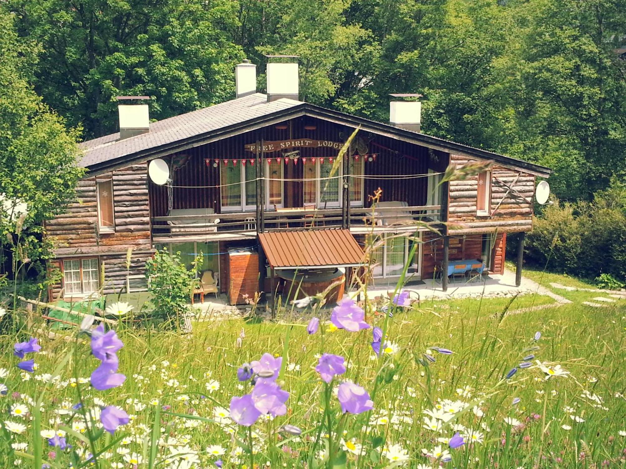 Free Spirit Lodge Sorenberg ภายนอก รูปภาพ