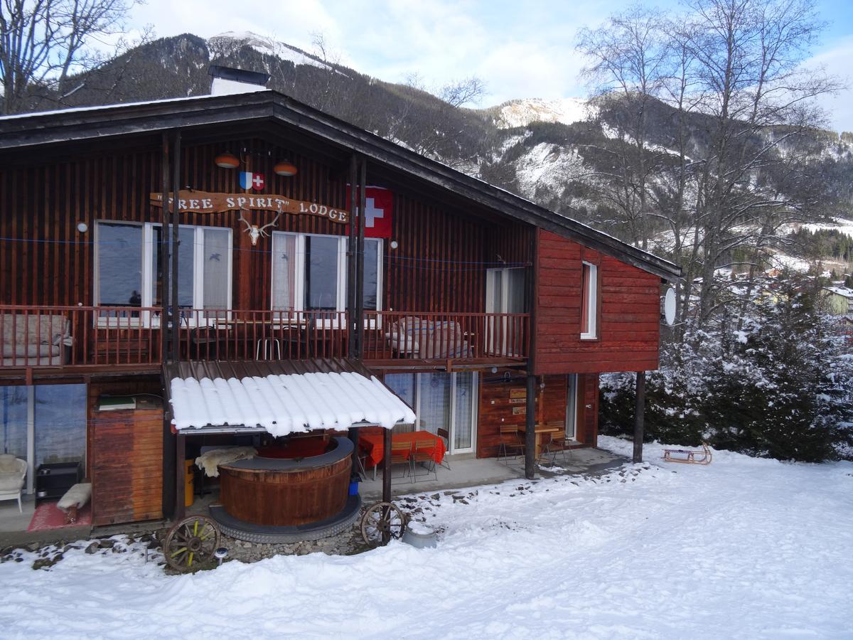 Free Spirit Lodge Sorenberg ภายนอก รูปภาพ